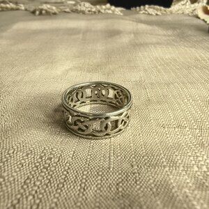Sterling Silver Celtic Style Band Ring